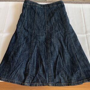 CJ BANKS Denim Ranch Western Cowgirl Scandi Girl Jean Skirt Size 20W
